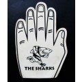 Large Sharks Rugby Supporter Foam Hand