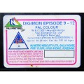 Digimon - Episodes 9 to 12 - TV Series VHS Tape (2001)