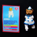1995 Anna Teddy in My Pocket Figure with Card