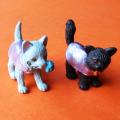 2 Kitty in My Pocket Figures from 1995