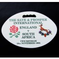 1995 England vs Springboks at Twickenham - Rugby Spectator Cushion