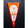 80`s Liverpool Football Club Pennant Flag
