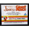 James and the Giant Peach - Walt Disney VHS Tape (1996)