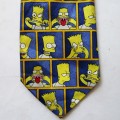 1998 Bart Simpson Cartoon Neck Tie