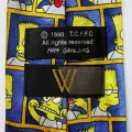 1998 Bart Simpson Cartoon Neck Tie
