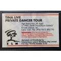 Tina Turner Live - Private Dancer Tour - VHS Video Tape (1989)