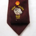 1991 Shell Golden Ram Neck Tie