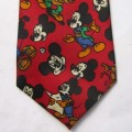 Old Mickey Mouse Cartoon Neck Tie by Rene Chagal