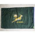 Old Springbok Rugby Flag with some Signatures