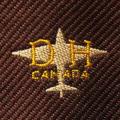 Old DH De Havilland Canada Aircraft Neck Tie
