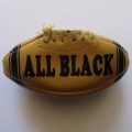 Old All Black Midi Size Rugby Ball