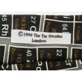 Periodic Table of Elements Geeky Science Neck Tie