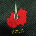 Old Made in Zambia ZTF Insignia Neck Tie
