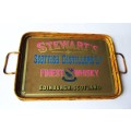 Old Stewart`s Whisky Bar Mirror Tray