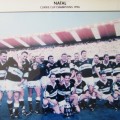 1996 Natal Currie Cup Champions - Large Framed Rugby Display