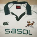 Old White Springbok Rugby Jersey - Size 3XL