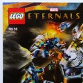Lego Marvel Eternals 76156 Instruction Manual Book