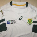 2015 World Cup White Springbok Rugby Jersey - Large Size