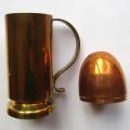 Large Old Military Shell Beer Mug