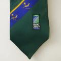 2007 World Cup Springbok Rugby Neck Tie