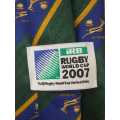 2007 World Cup Springbok Rugby Neck Tie