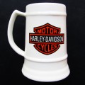 Old Harley Davison Motorcycles Beer Mug