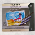 Lyra Acquarelle Aquacolor Wax Crayons - 24 Colours in Metal Box