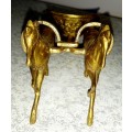 Vintage Brass Roman Horses & Chariot-Stunning Rare Piece