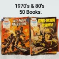 50 Books War Picture Library 1970`s & 80`s