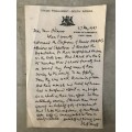 Rare Letter signed by Jan Smuts