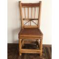 Vintage bamboo childs chair