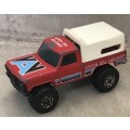 Vintage 1981 Matchbox Mini Pickup Truck Red Aspen Ski Holiday