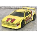 MATCHBOX BMW M1 RACER YELLOW WITH #11