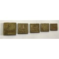 Antique Apothecary Drachms and Scruples Tokens