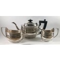 Hallmarked Silver Tea Set Chester c1931  811.4g