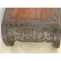Chinese Hand Carved Rosewood Opium Table