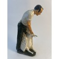 Shebeg Isle Of Man Figurine - Sheep Shearer