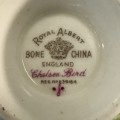 Royal Albert Chelsea Bird 6 trios,milk jug and cake plate.