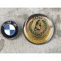 Vintage BMW and Classic Motocycle Club Pin