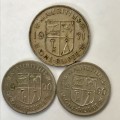 Mauritius 1 rupee 1971 & 1990(2)