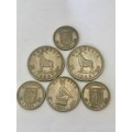 1964 Rhodesia Lot Coins