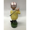 Vintage Golfer Decanter Made in Japan