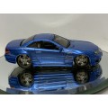 Maisto Playerz Luxury Diecast Collection 1:64 Blue Mercedes-Benz SL 55 AMG