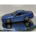 Maisto Playerz Luxury Diecast Collection 1:64 Blue Mercedes-Benz SL 55 AMG