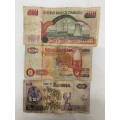 Zambia & Zimbabwe Bank Notes