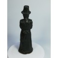 Welsh Lady Kingmaker Figurine - Coal Resin