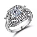 Stunning s925 engagement ring size 7