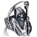 Grimreaper stainless steel bikers ring...size 8