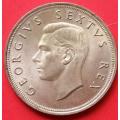 1952 5 shillings (Crown) 50% silver.