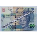 Gill Marcus - 2 X R100.00  notes - Serial No`s : AP 5248602D and BQ 4320489D. See photo`s